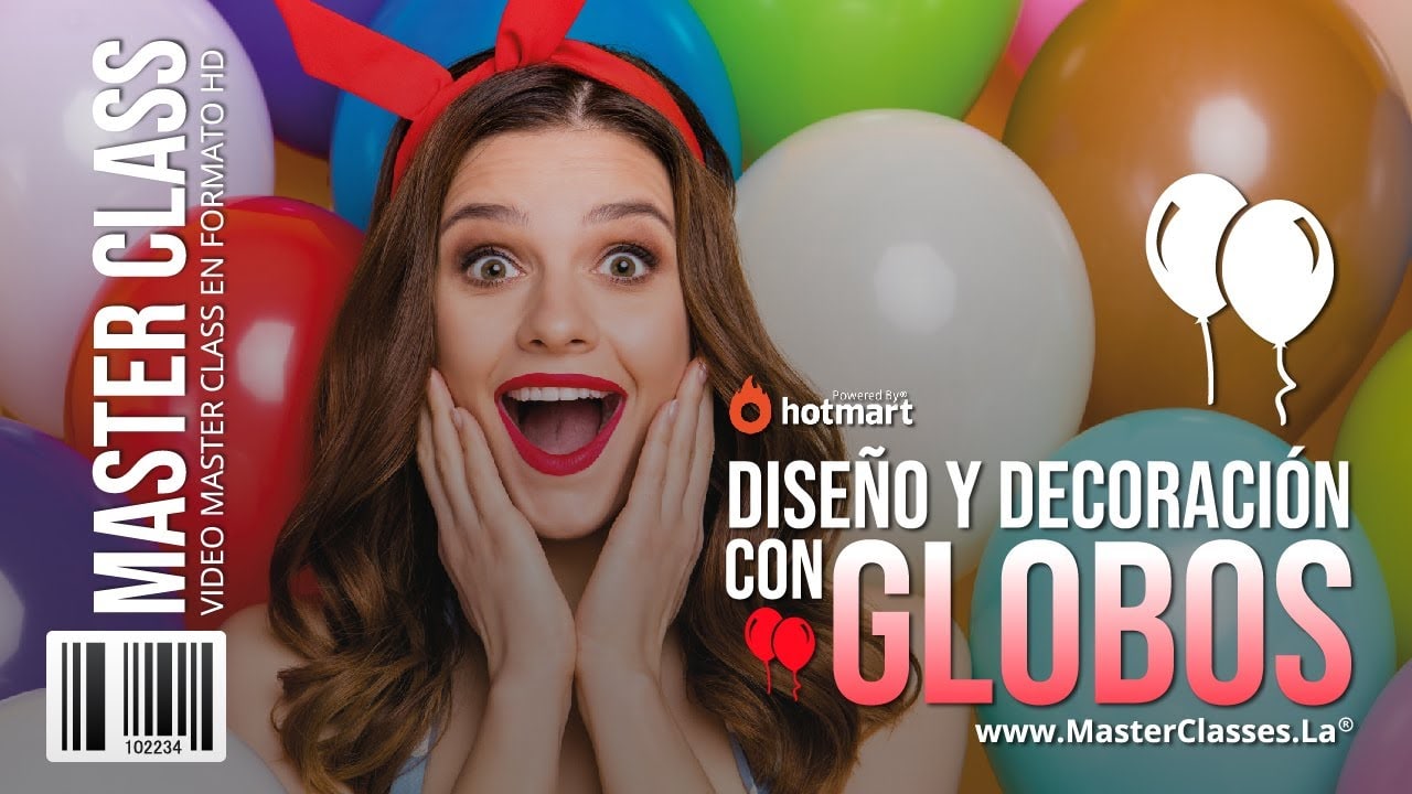 Curso diseño y decoración con globos