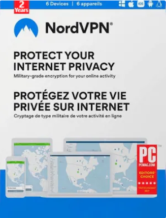 NordVPN VPN Service (PC, Android, Mac, iOS) 6 Devices, 2 Years - NordVPN Key - GLOBAL