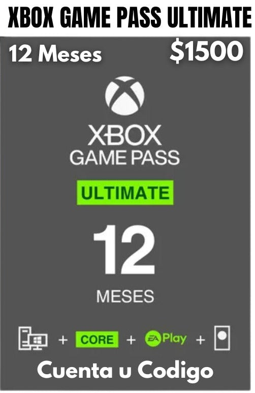 XBOX GAME PASS ULTIMATE ANUAL