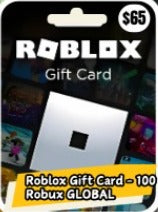 ROBLOX GIFT CARD-100 ROBUX GLOBLA