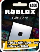 ROBLOX GIFT CARD-1000 ROBUX GLOBAL