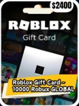 ROBLOX GIFT CARD-10000 ROBUX GLOBAL