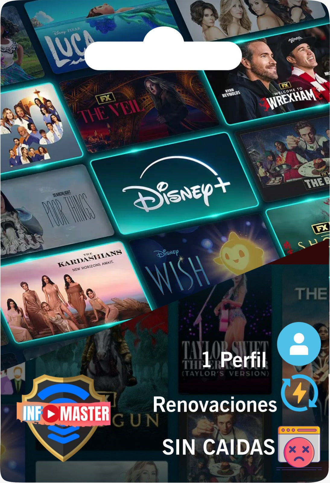 DISNEY+ PREMIUM 1 PERFIL 6 MESES