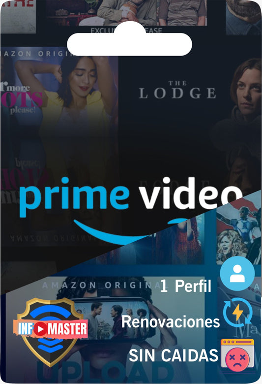 PRIME VIDEO CON ANUNCIOS 6 PERFILES 1 mes