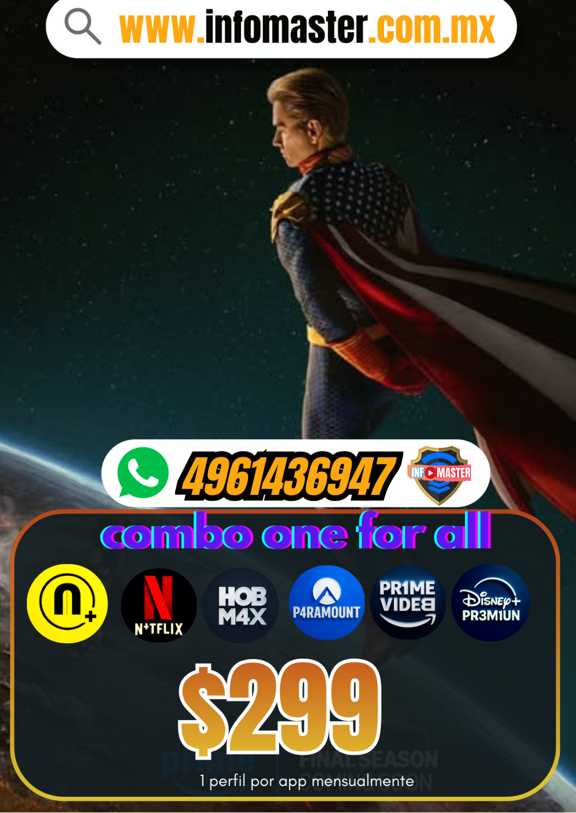 COMBO ALL FOR ONE MONTHLY