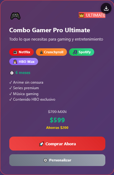 COMBO GAMER PRO ULTIMATE